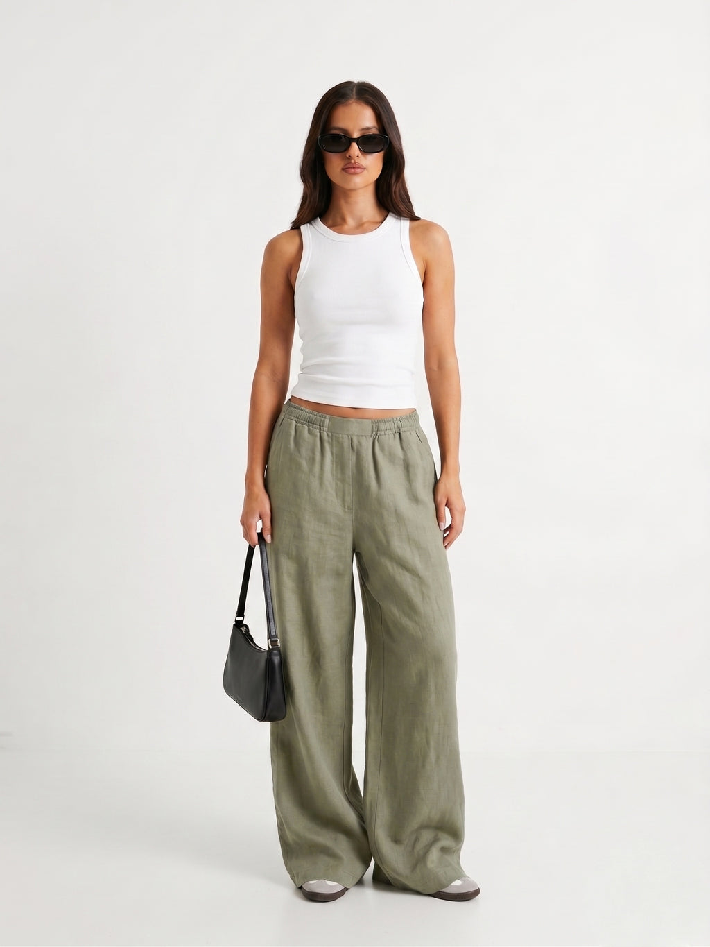 Matcha Linen Pants