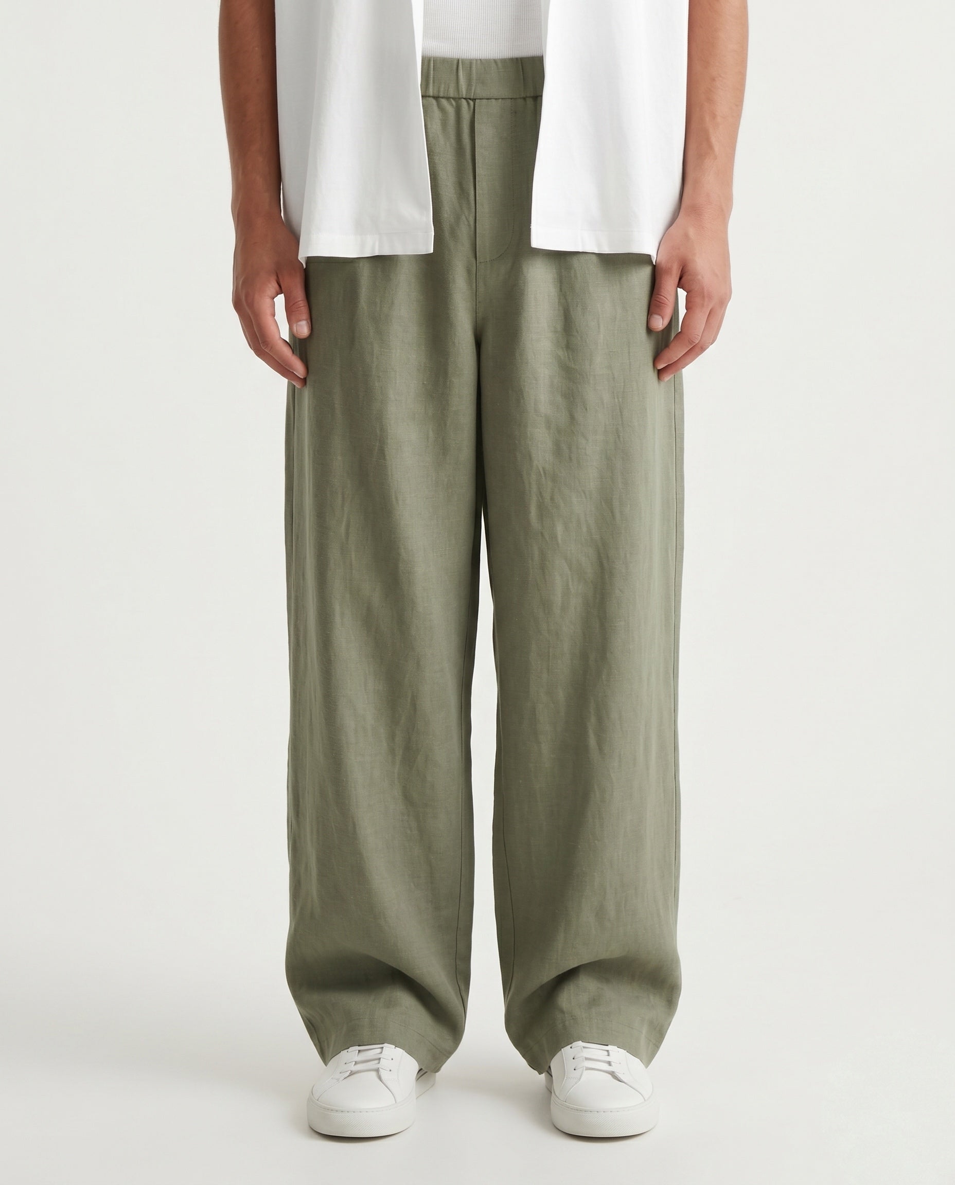 Matcha Linen Pants