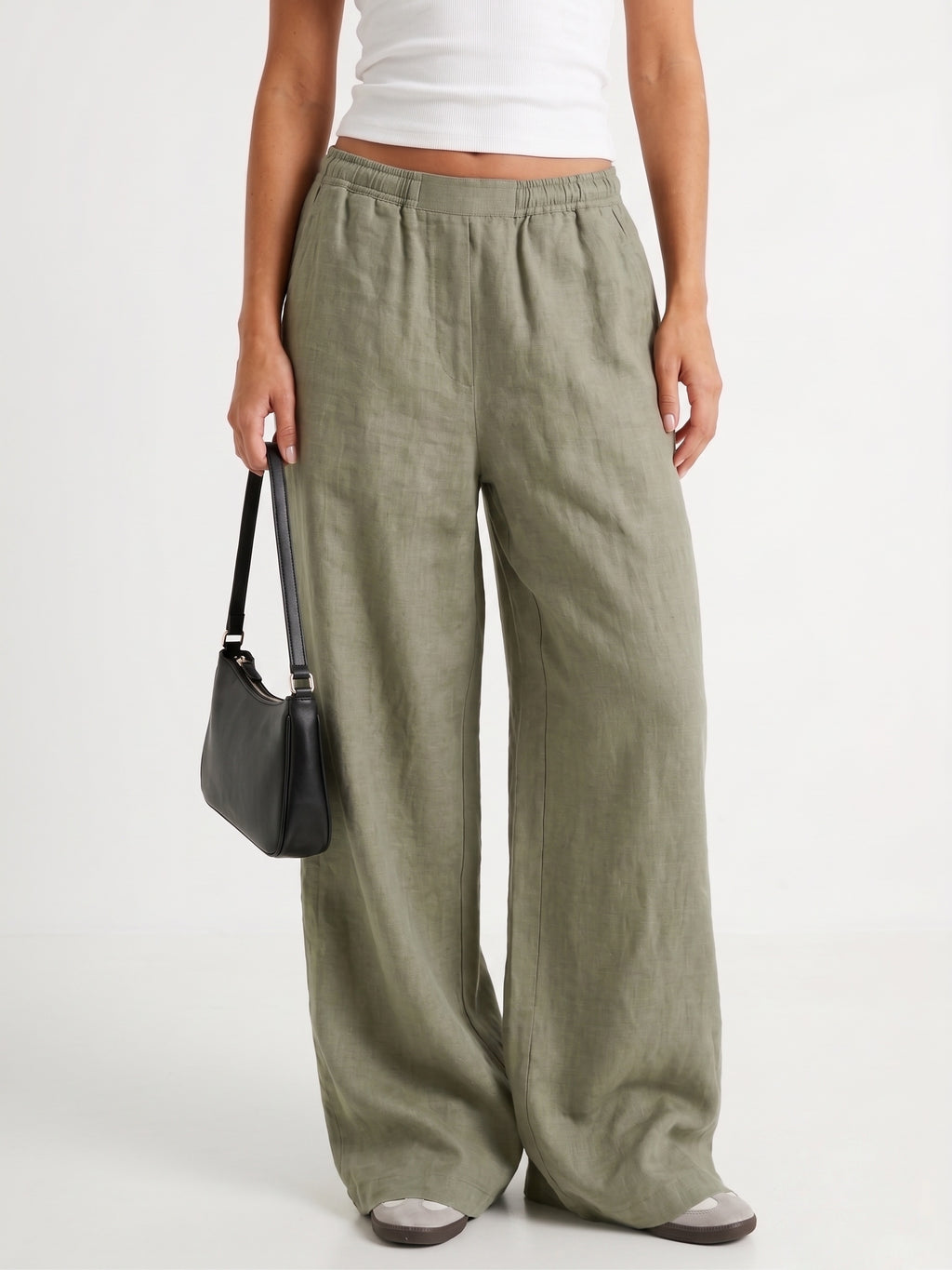 Matcha Linen Pants