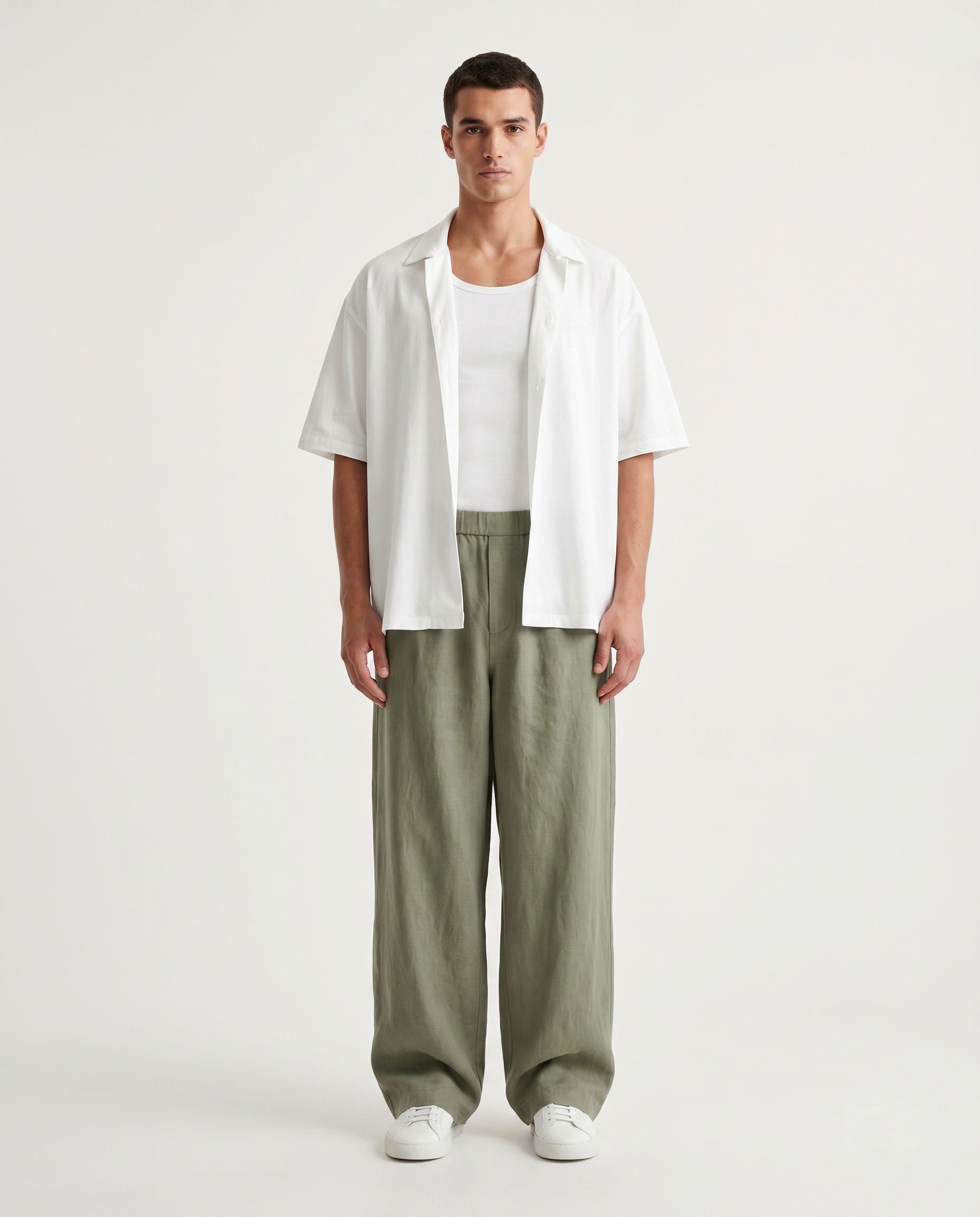 Matcha Linen Pants